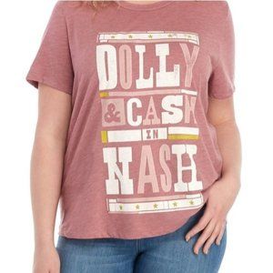 True Craft NWT Dolly‎ & Cash in Nash graphic t-shirt woman's size large